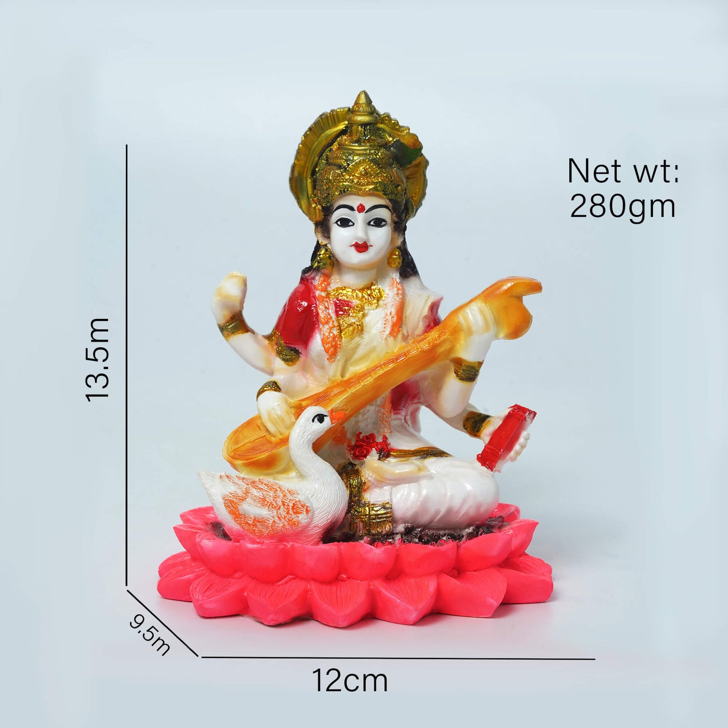 Marble Saraswati Idol