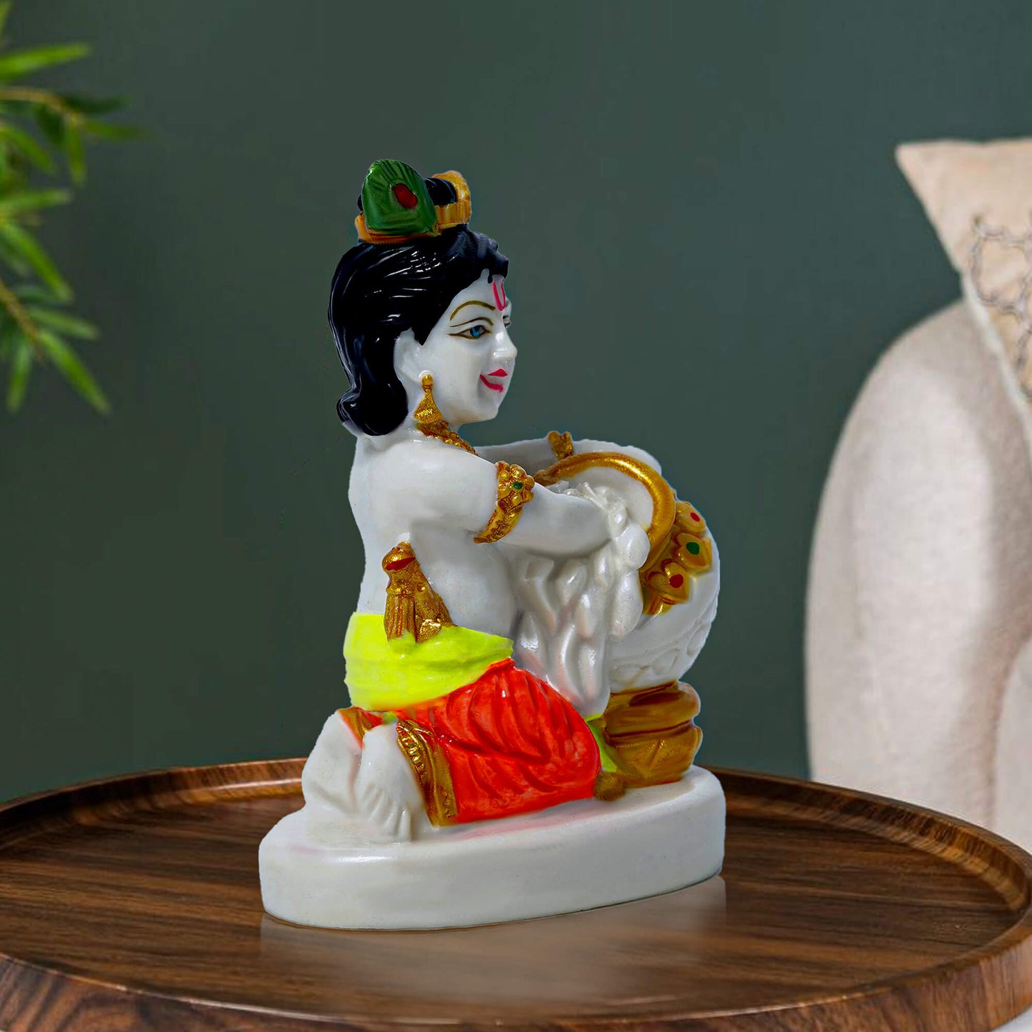 Marble Bal Gopal Murti (8.5 cm × 6 cm | 120 gm)
