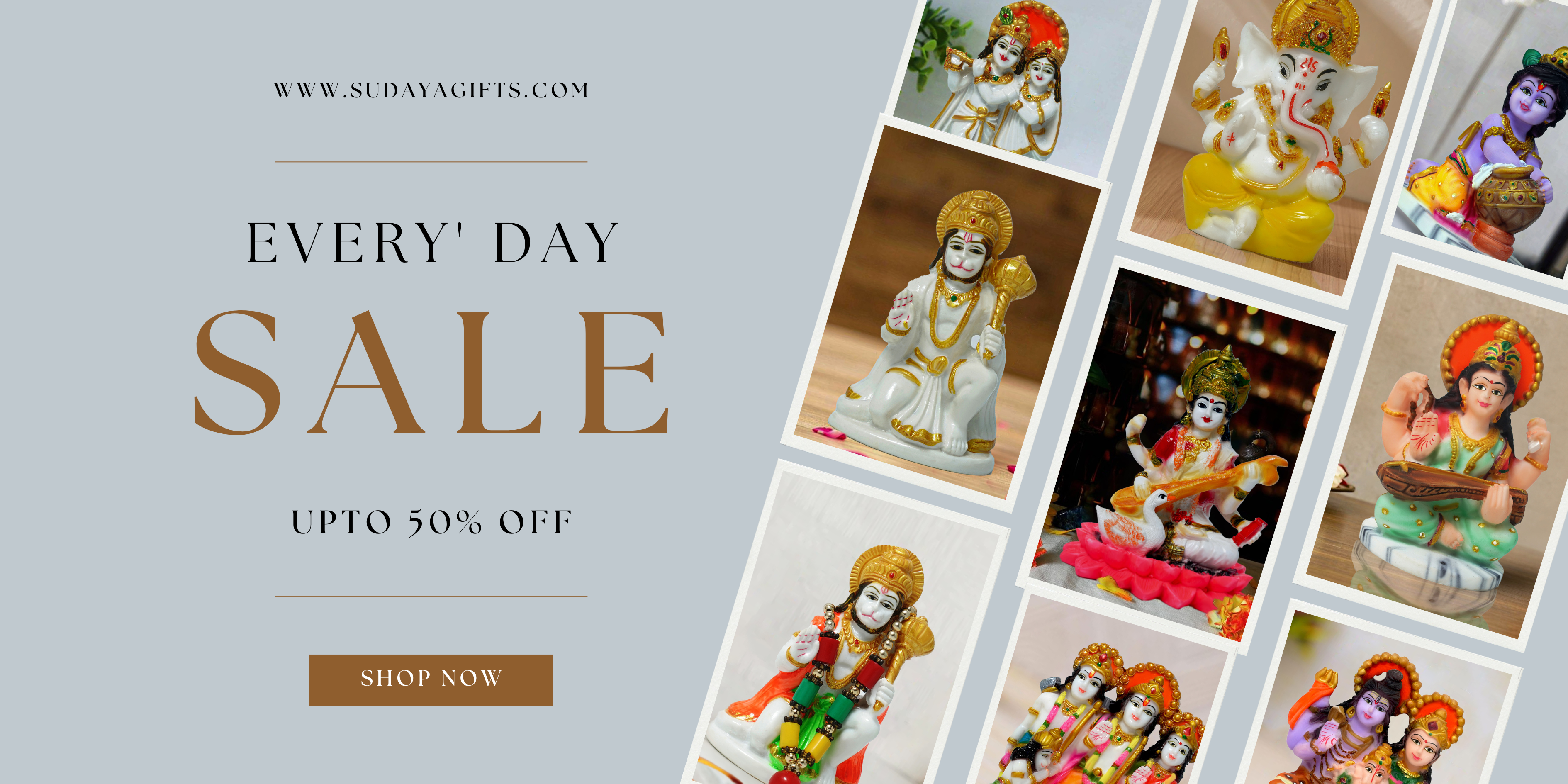 Beige Minimalist Mother's Day Sale Promotional Banner (2)